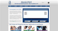 Desktop Screenshot of answernet.com
